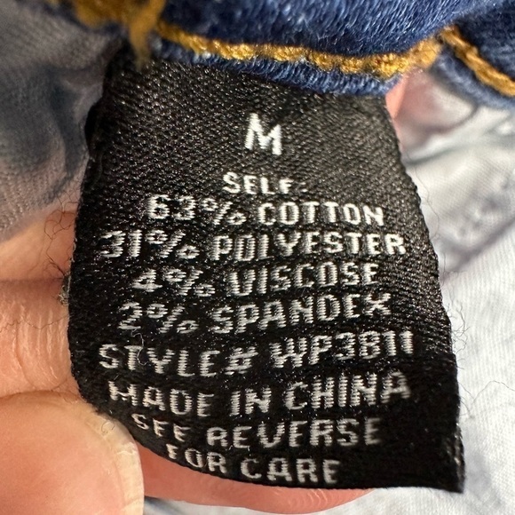 Juny wide leg high waist retro jeans size M - Picture 8 of 11